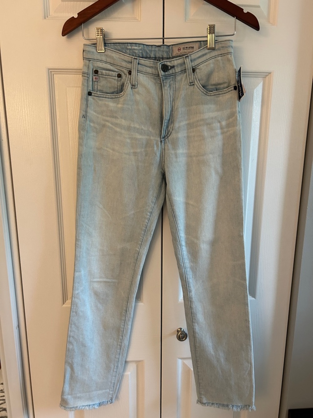 AG ED denim Wash Straight Leg Women’s cropped Jeans - Casual Everyday Style